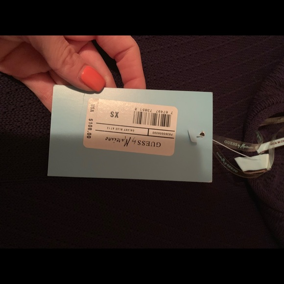 Marciano off the shoulder knit sweater NWT - Picture 2 of 3